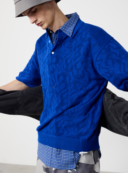 12 Gauge Fire Mesh Polo Shirt