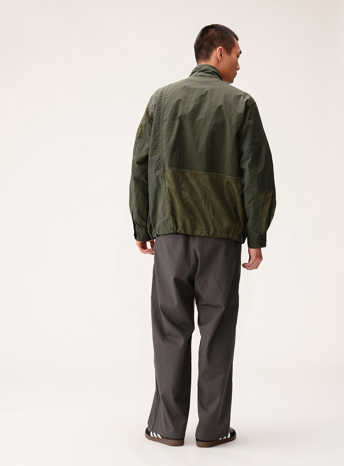 Multi-Fabric Garment-Dyed M-65 Jacket