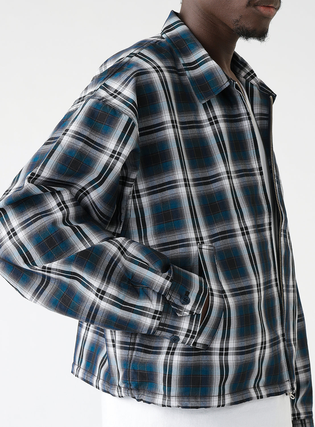 Short Check Blouson