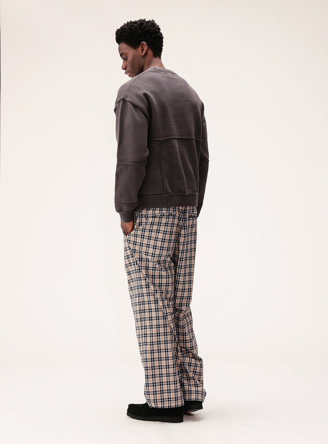 Tartan Plaid Wide Easy Pants
