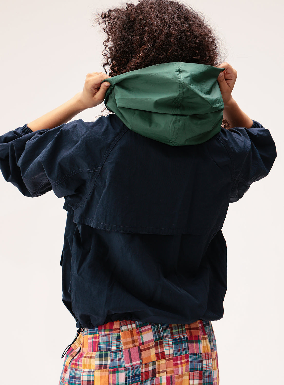 Nylon Packable Hooded Jacket