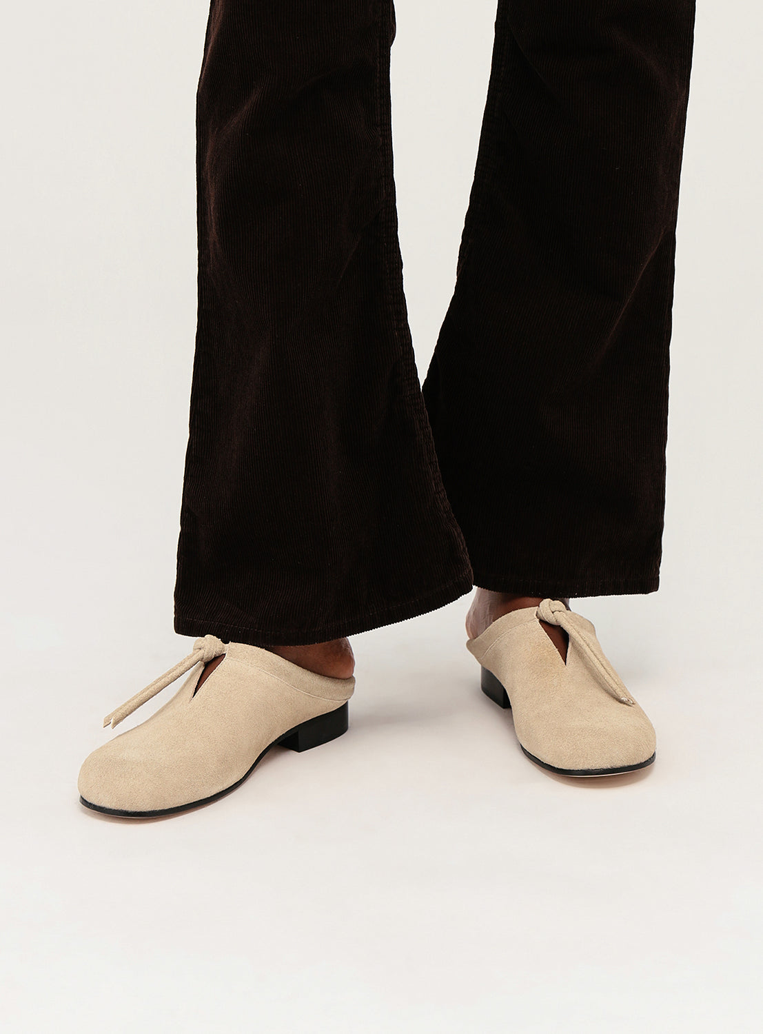 Suede Knot Clogs
