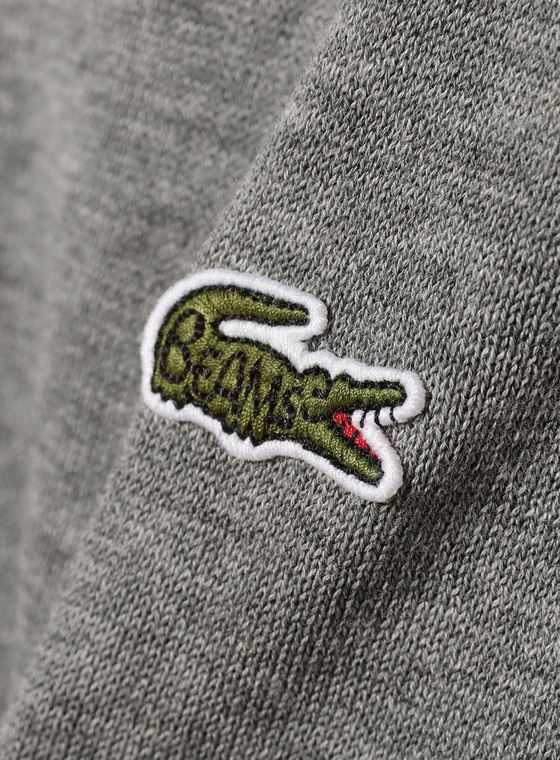 [Exclusive] LACOSTE x BEAMS BOY Polo Cardigan