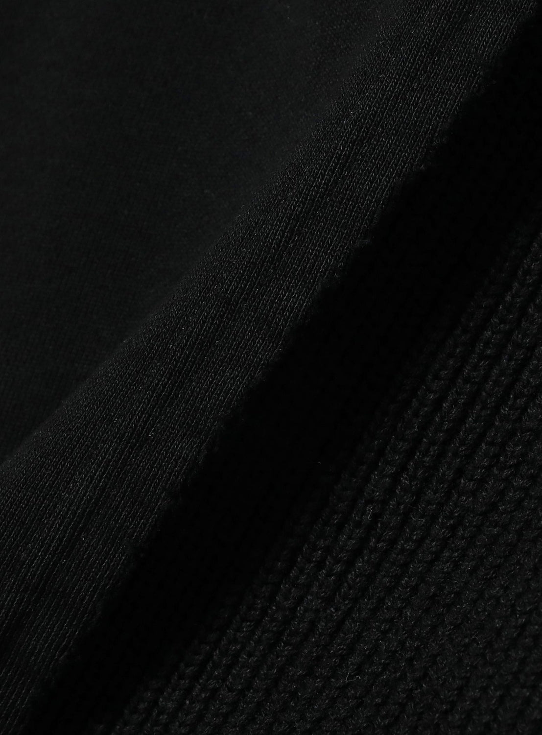 Hybrid Knit-Fleece Crew Neck Sweatshirt