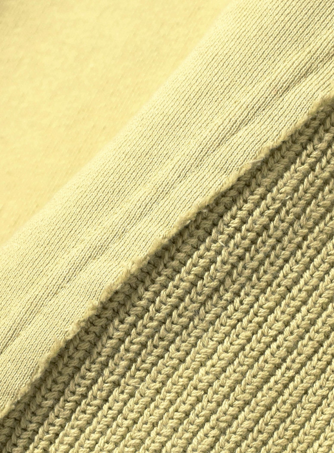 Hybrid Knit-Fleece Crew Neck Sweatshirt