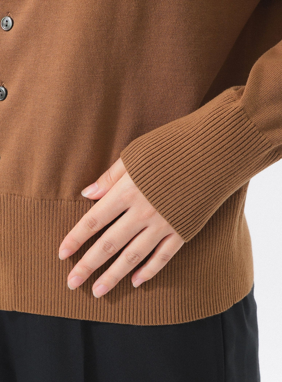 Exclusive] LACOSTE x BEAMS BOY Polo Cardigan