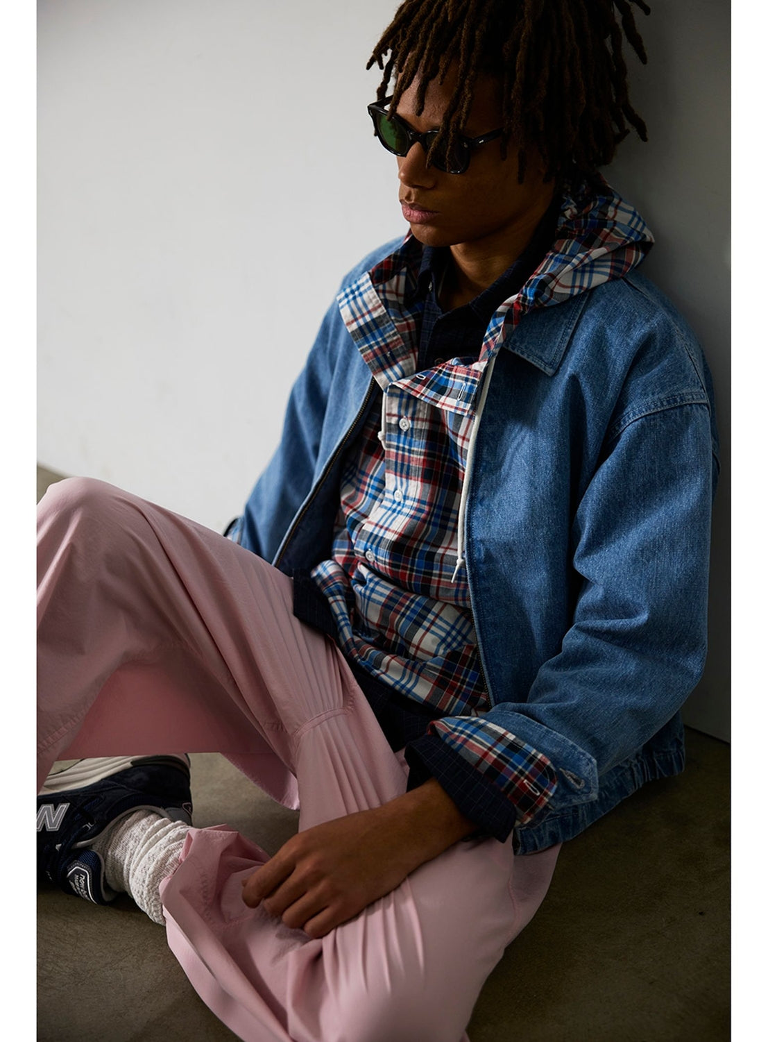 Nep Denim Zip Jacket