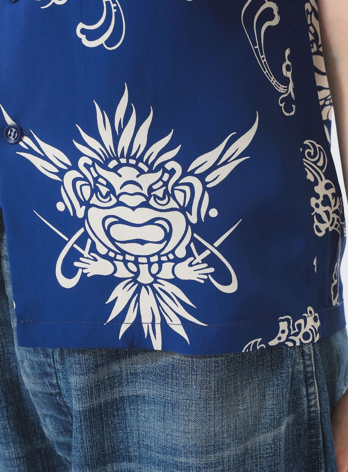 Exclusive] SUN SURF x BEAMS BOY Open Collar Shirt