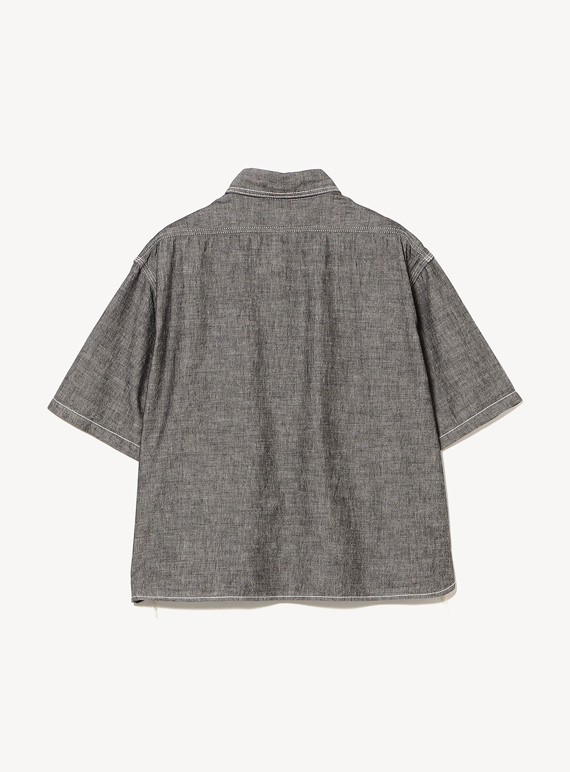 Chambray Short-Sleeve Work Shirt