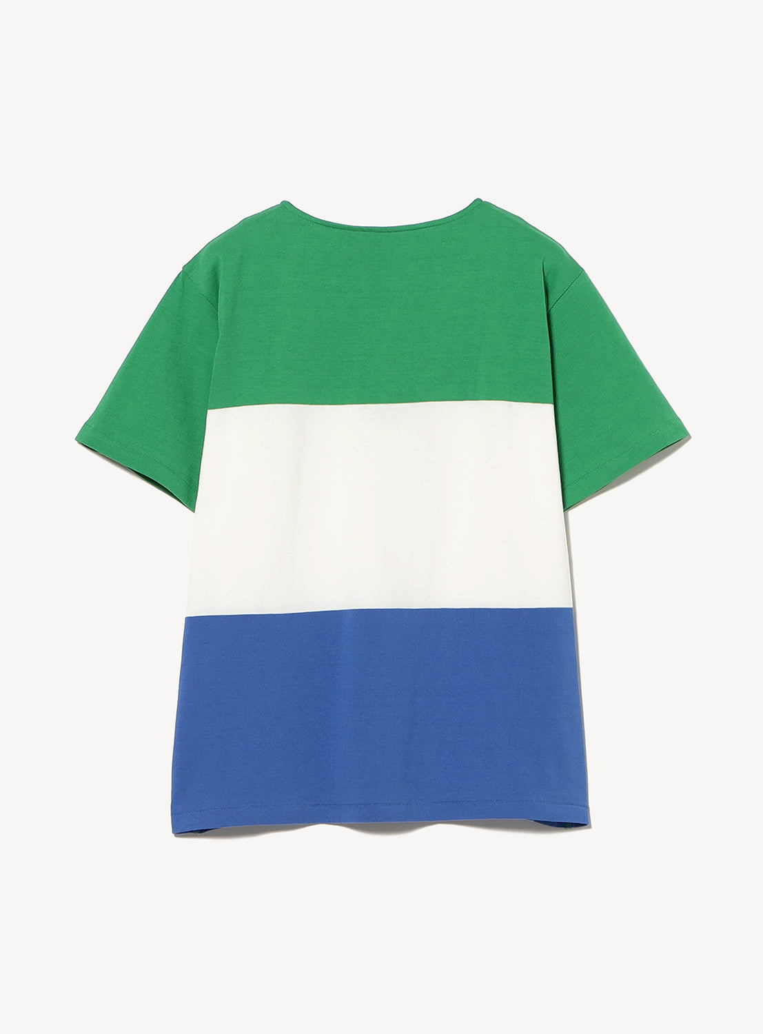 Wide Border Lace-Up Short Sleeve Top