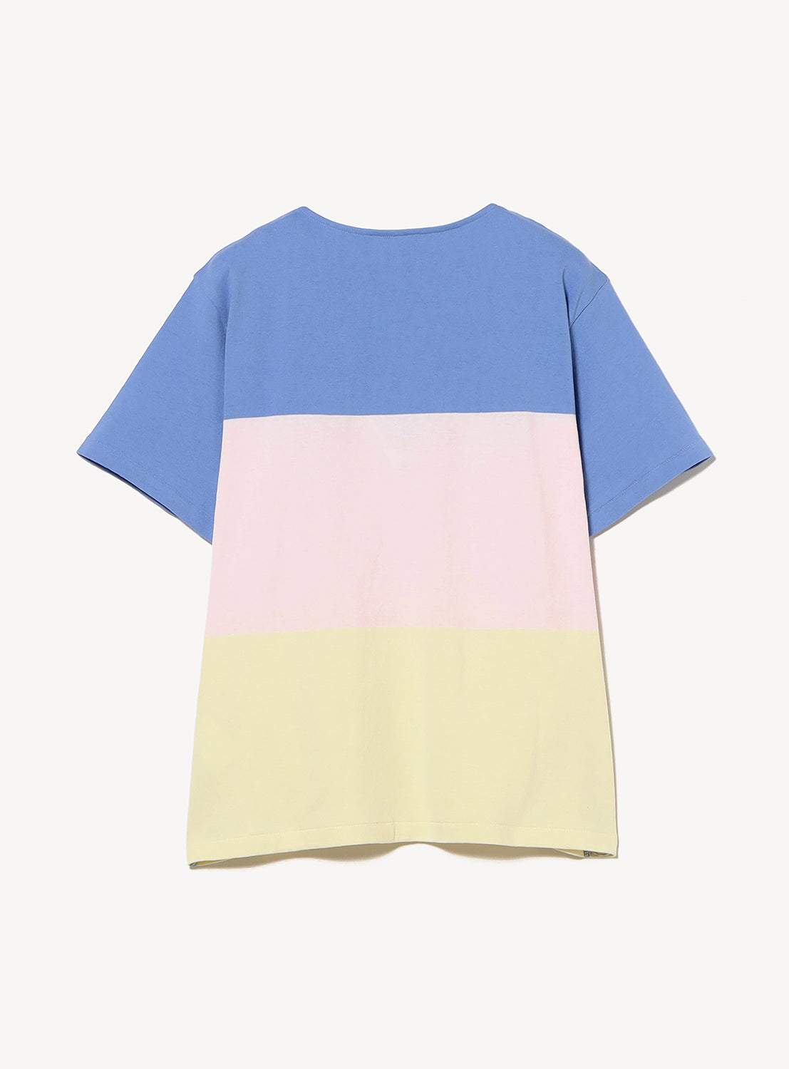 Wide Border Lace-Up Short Sleeve Top