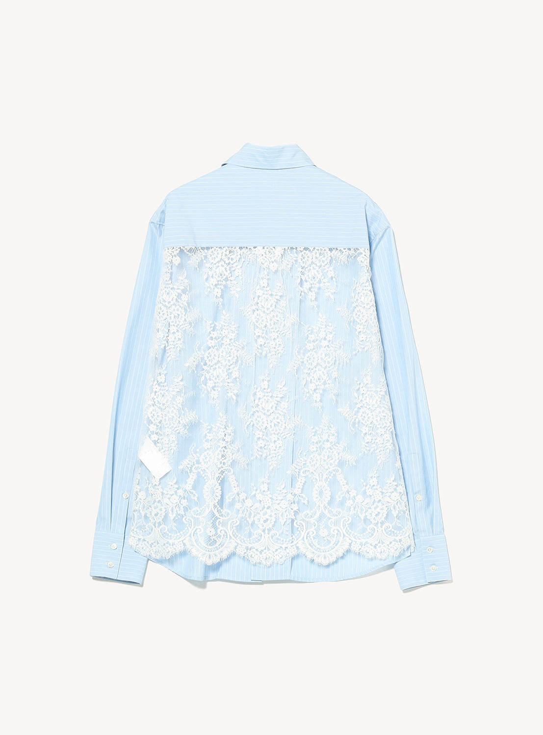 Lace Back Panel Shirt