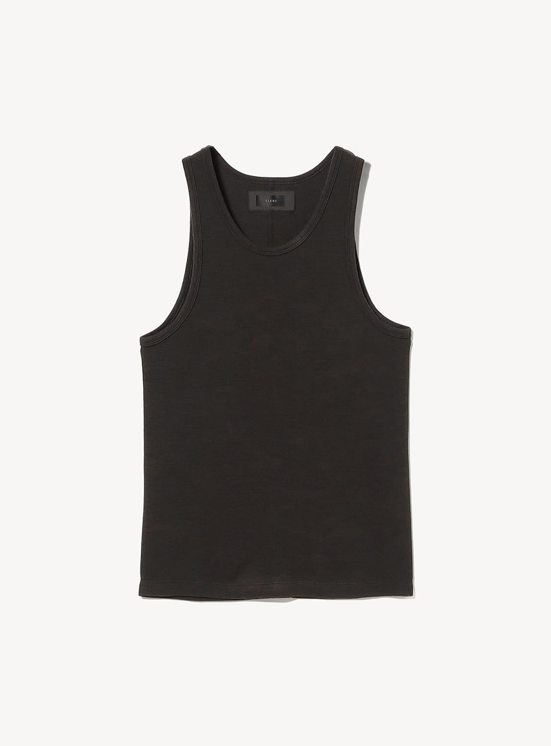 Black tank top on a white background