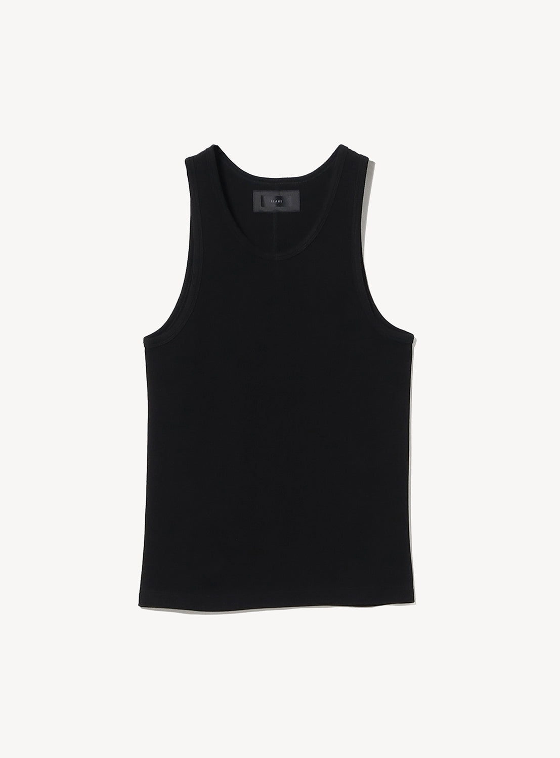 Black tank top on a white background