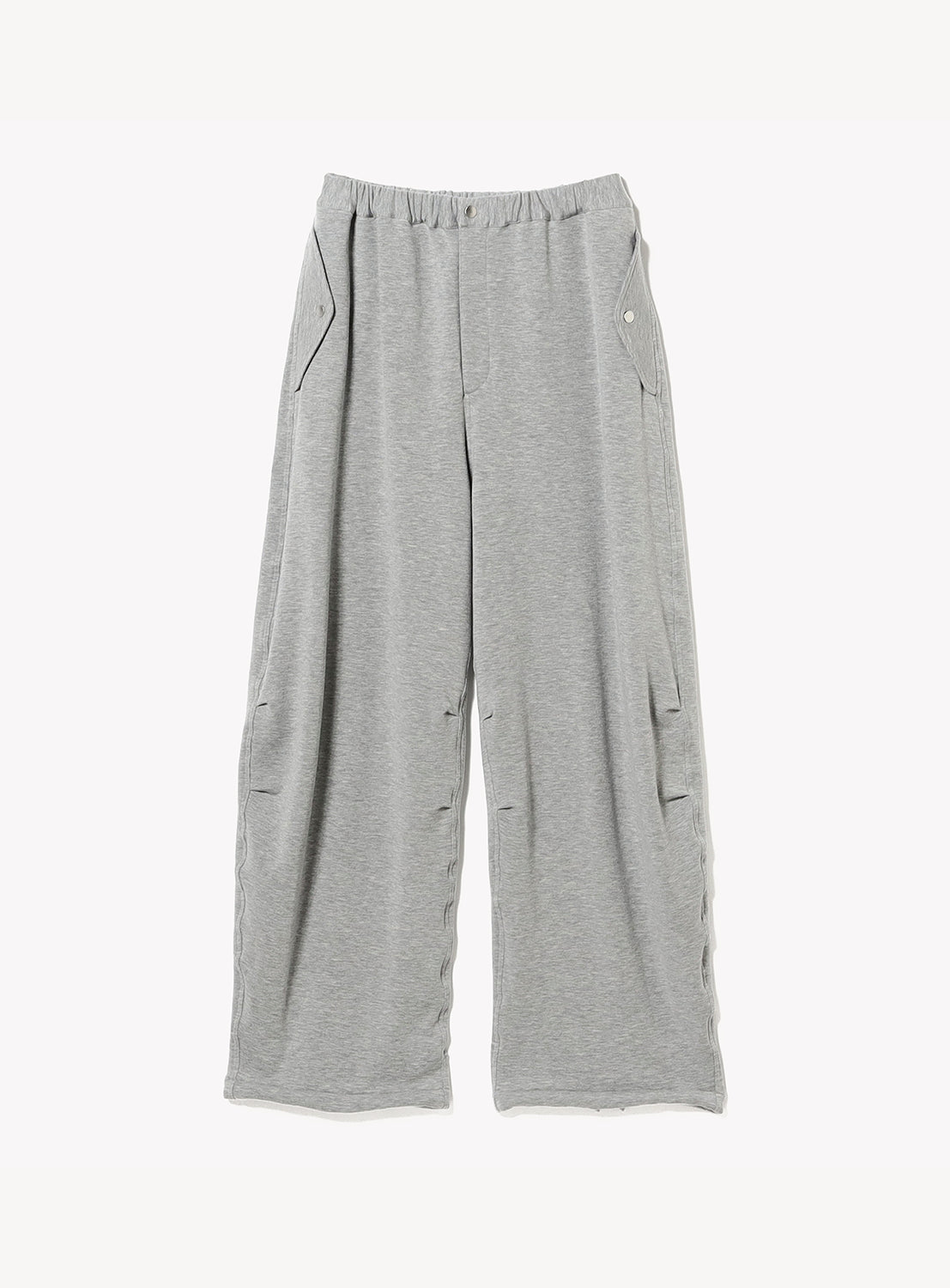 Monica Tencel Cashmere Tuck Wide-Leg Sweatpants