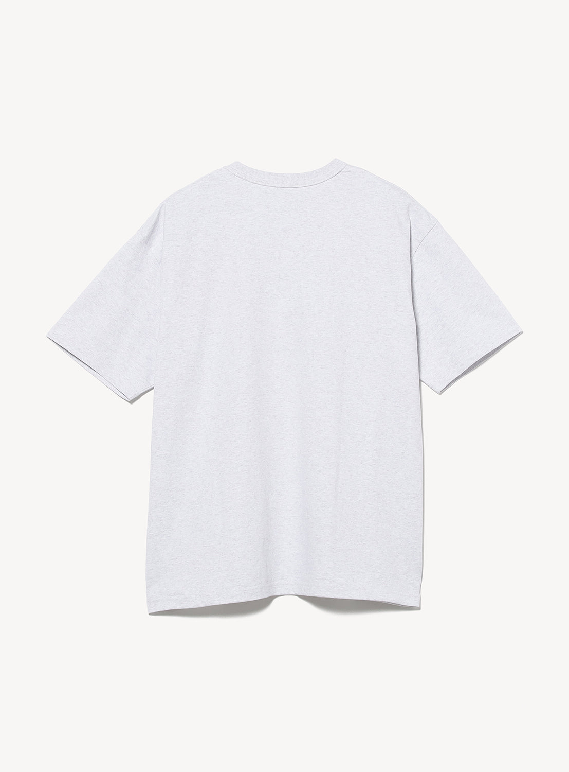 The YU NAGABA T-shirt by BEAMS T is displayed from the back, laid flat on a white background—part of the BEAMS 50th anniversary collection.