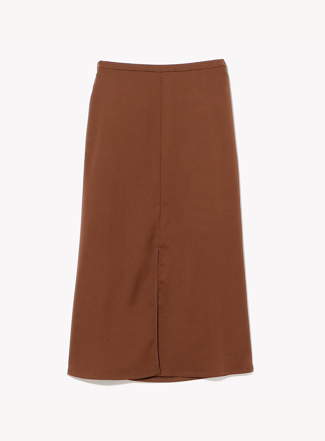 Satin Drape Long Skirt