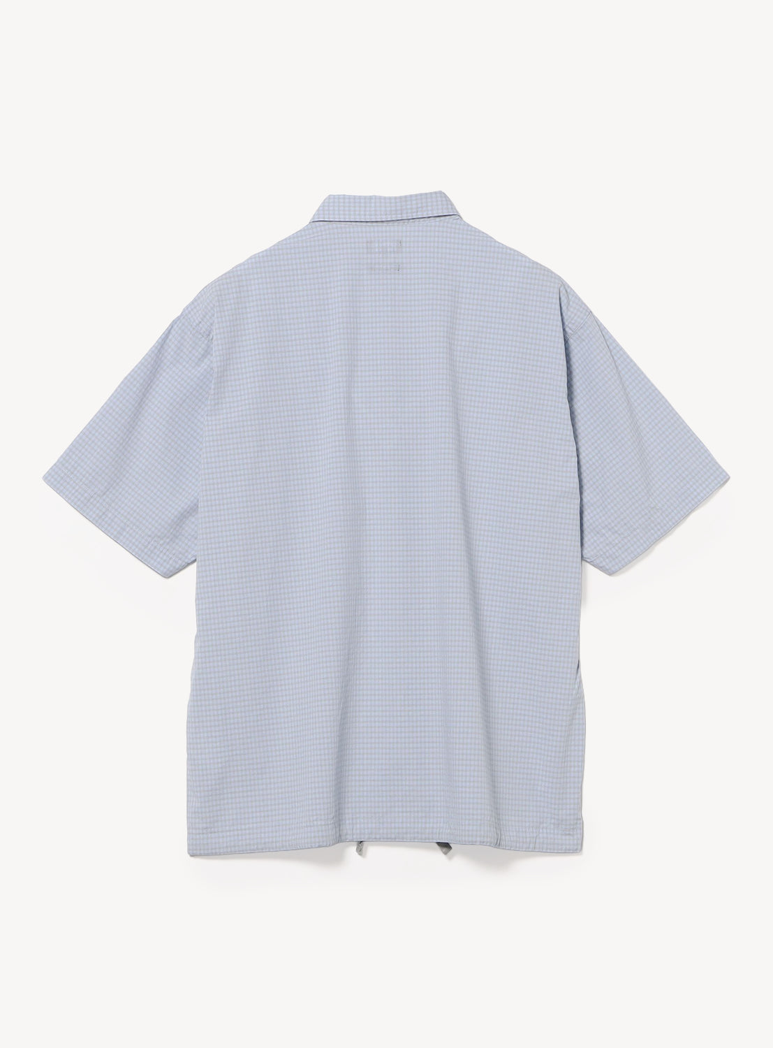 Mini-Check Pattern Pullover Shirt
