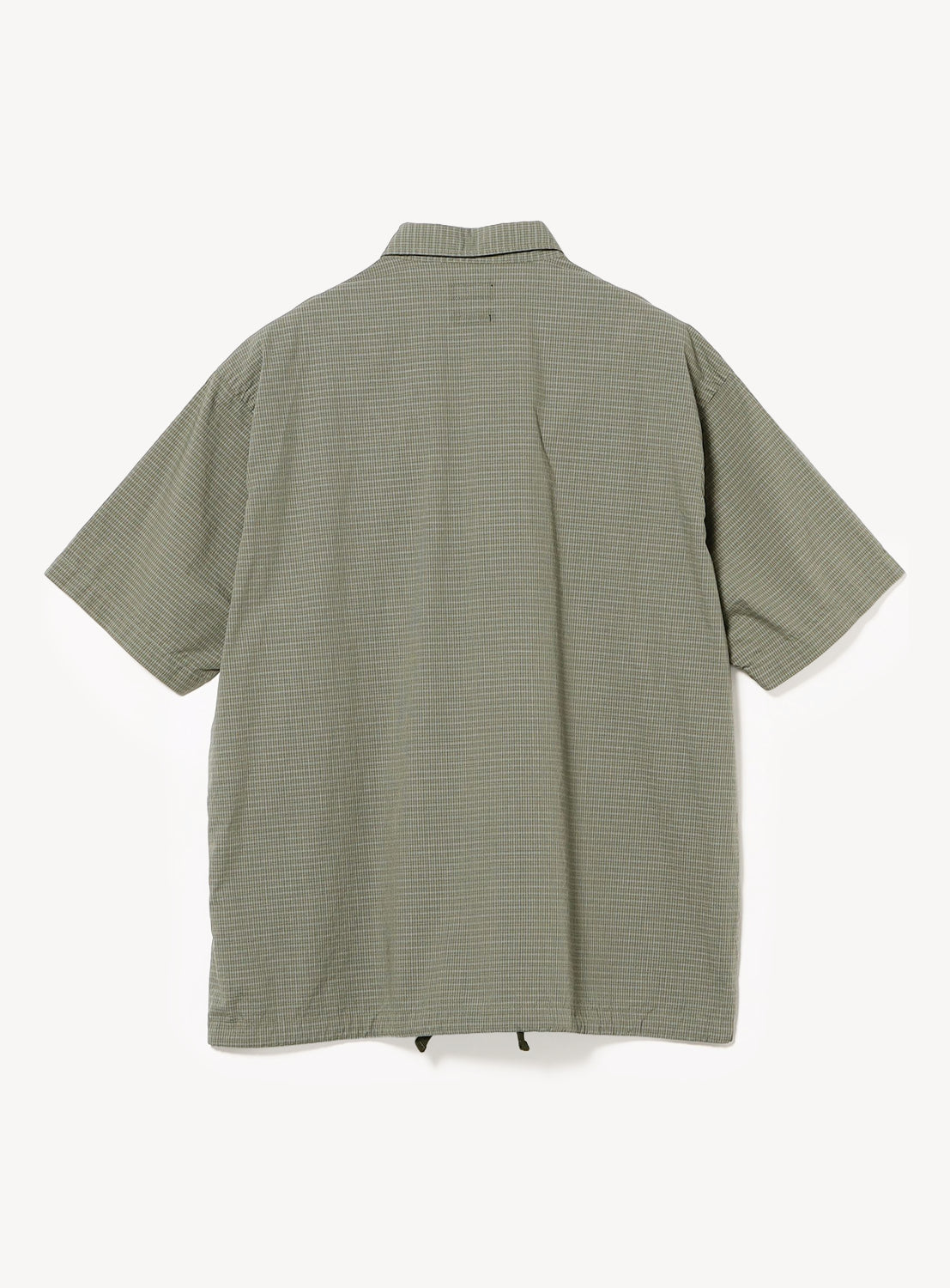 Mini-Check Pattern Pullover Shirt