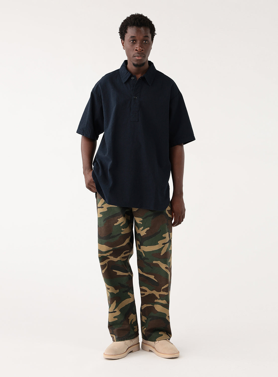 orSlow × BEAMS Camo Super Dad’s Pants