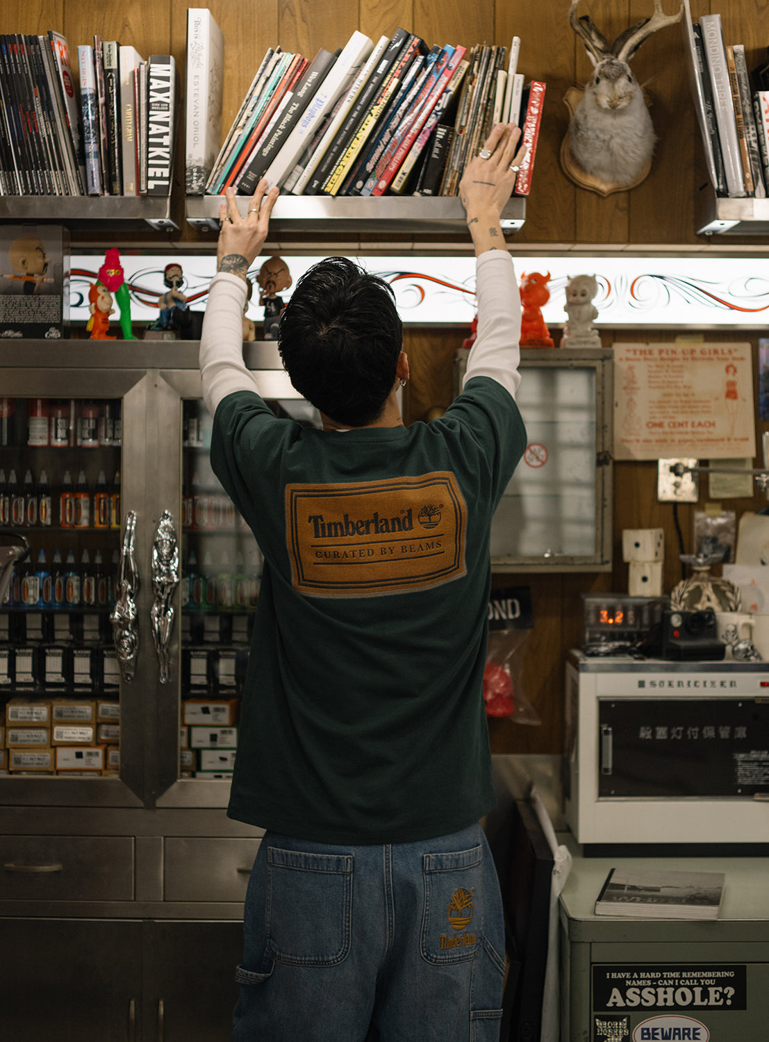 BEAMS x Timberland Short Sleeve T-Shirt